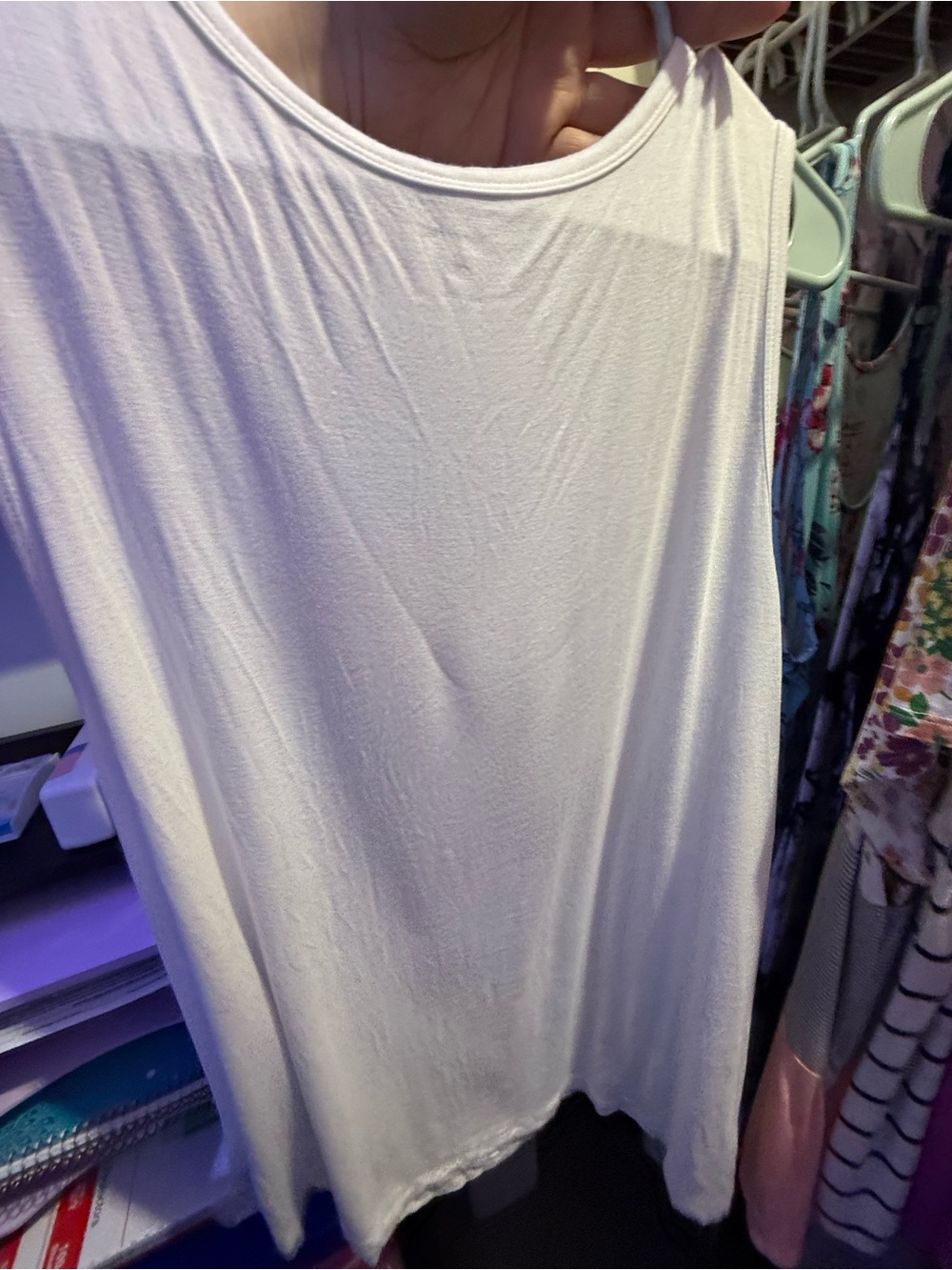 Nine West White Tank Top